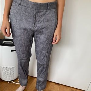 Banana republic Grey linen slacks